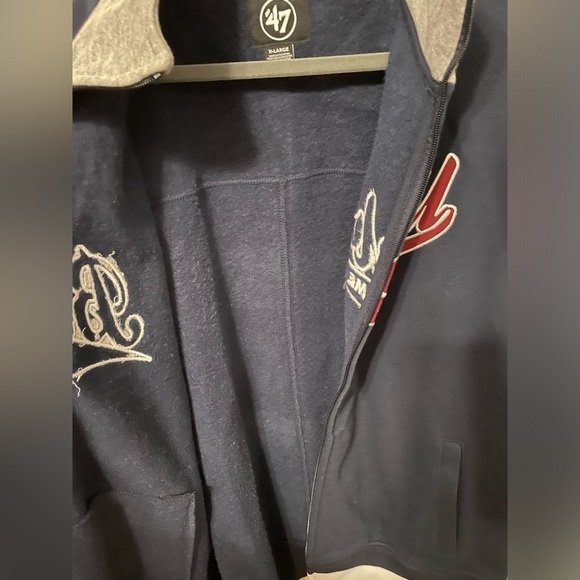 47 Brand Baseball Hall of Fame Full Zip Sweatshirt XL - Picture 5 of 12